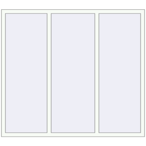 Buy Tilt-and-Turn 1820x1600 mm REHAU OPTIMUM EURO-DESIGN 70 RAL 9016 Traffic white two-sided