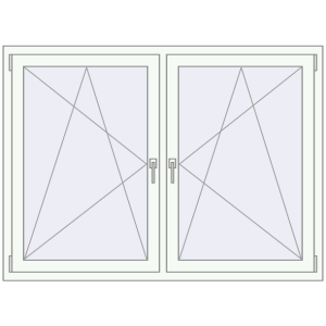 Zamów teraz Okna skrzydłowe 1620x1145 mm REHAU ENERGY-SAVING SYNEGO MD DARK_OAK zewnętrzny