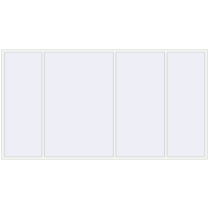 Buy Tilt-and-Turn 4410x2350 mm REHAU ENERGY-SAVING SYNEGO MD RAL 9016 Traffic white two-sided