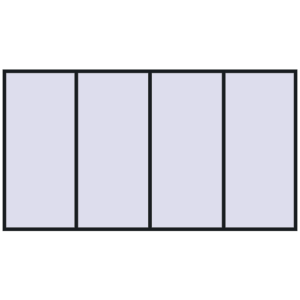 Zamów teraz Okna skrzydłowe 4200x2300 mm REHAU OPTIMUM EURO-DESIGN 70 BLACK_COOL_110L-2 dwustronny