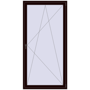 Buy Tilt-and-Turn 1100x2200 mm REHAU ENERGY-SAVING SYNEGO MD CHOCOLATE_BROWN two-sided