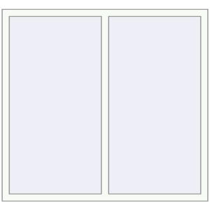 Buy Tilt-and-Turn 1500x1350 mm REHAU OPTIMUM EURO-DESIGN 70 RAL 9016 Traffic white two-sided