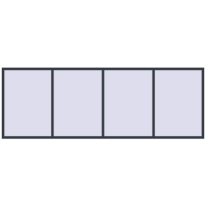 Buy Tilt-and-Turn 4000x1400 mm REHAU OPTIMUM EURO-DESIGN 70 ANTHRACITE_GREY_STRUKTURAL two-sided