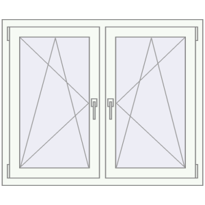 Zamów teraz Okna skrzydłowe 1230x965 mm REHAU ENERGY-SAVING SYNEGO MD DARK_OAK zewnętrzny