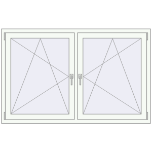 Zamów teraz Okna skrzydłowe 1635x980 mm REHAU ENERGY-SAVING SYNEGO MD BLACK_ULTI-MATT zewnętrzny