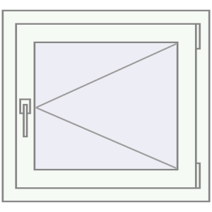 Buy Tilt-and-Turn 730x600 mm REHAU OPTIMUM EURO-DESIGN 70 RAL 9016 Traffic white two-sided