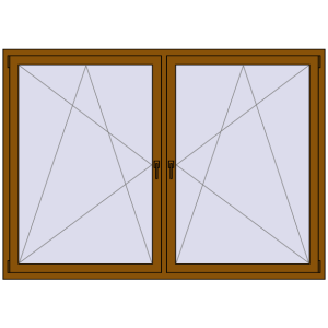 Zamów teraz Okna skrzydłowe 2100x1500 mm KORSA OPTIMUM REHAU EURO 70