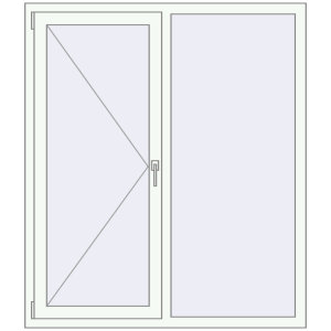 Buy Tilt-and-Turn 1300x1500 mm KORSA OPTIMUM REHAU EURO 70