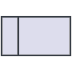Buy Tilt-and-Turn 2000x1150 mm REHAU OPTIMUM EURO-DESIGN 70 ANTHRACITE_GREY_STRUKTURAL two-sided