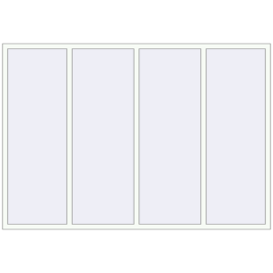 Buy Tilt-and-Turn 2600x1800 mm REHAU BRILLANT DESIGN RAL 9016 Traffic white two-sided