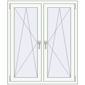 Zamów teraz Okna skrzydłowe 1050x1250 mm REHAU ENERGY-SAVING SYNEGO MD CHOCOLATE_BROWN zewnętrzny