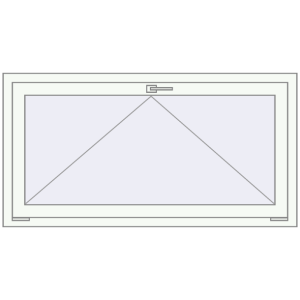 Buy Tilt-and-Turn 1325x680 mm REHAU ENERGY-SAVING SYNEGO MD BLACK_ULTI-MATT external
