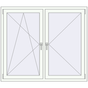 Zamów teraz Okna skrzydłowe 1370x1270 mm REHAU OPTIMUM EURO-DESIGN 70 RAL 9016 Traffic white dwustronny
