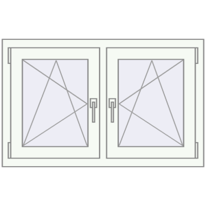Zamów teraz Okna skrzydłowe 1020x635 mm REHAU ENERGY-SAVING SYNEGO MD RAL 9016 Traffic white dwustronny