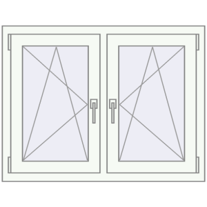 Zamów teraz Okna skrzydłowe 1005x755 mm REHAU ENERGY-SAVING SYNEGO MD BLACK_BROWN zewnętrzny