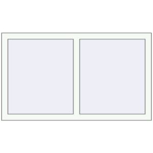 Buy Tilt-and-Turn 1200x700 mm REHAU OPTIMUM EURO-DESIGN 70 RAL 9016 Traffic white two-sided