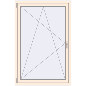 Buy Tilt-and-Turn 1000x1500 mm KORSA OPTIMUM REHAU EURO 70