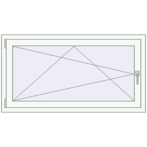 Zamów teraz Okna skrzydłowe 1300x700 mm REHAU OPTIMUM EURO-DESIGN 70 RAL 9016 Traffic white dwustronny