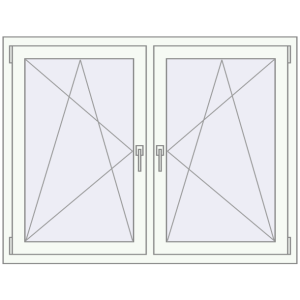 Zamów teraz Okna skrzydłowe 1425x1040 mm REHAU ENERGY-SAVING SYNEGO MD CHOCOLATE_BROWN zewnętrzny