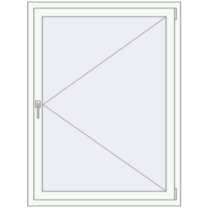 Zamów teraz Okna skrzydłowe 1100x1350 mm REHAU OPTIMUM EURO-DESIGN 70 RAL 9016 Traffic white dwustronny