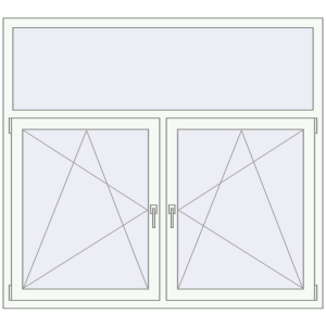 Zamów teraz Okna skrzydłowe 1650x1500 mm REHAU OPTIMUM EURO-DESIGN 70 RAL 9016 Traffic white dwustronny