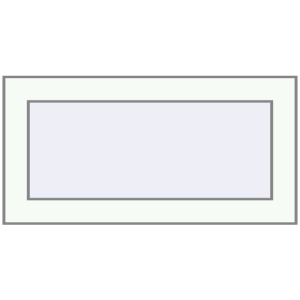 Buy Tilt-and-Turn 600x300 mm REHAU OPTIMUM EURO-DESIGN 70 RAL 9016 Traffic white two-sided