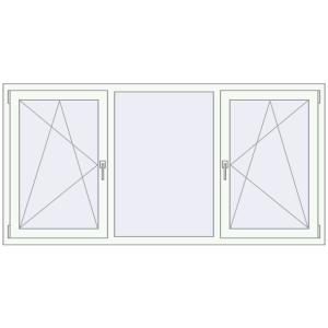 Buy Tilt-and-Turn 2000x1000 mm KORSA ENERGY-SAVING REHAU SYNEGO MD