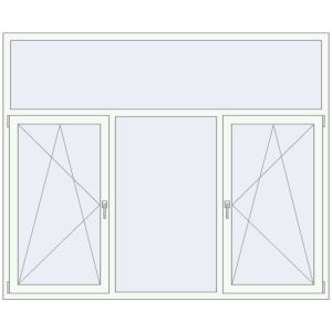 Buy Tilt-and-Turn 2200x1800 mm KORSA OPTIMUM REHAU EURO 70