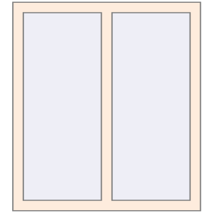 Buy Tilt-and-Turn 900x1000 mm REHAU OPTIMUM EURO-DESIGN 70 CREAME_WHITE_50L-2 two-sided
