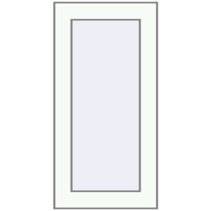 Buy Tilt-and-Turn 300x600 mm REHAU OPTIMUM EURO-DESIGN 70 RAL 9016 Traffic white two-sided