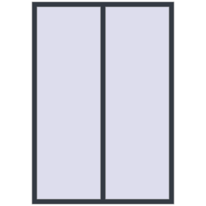 Buy Tilt-and-Turn 1440x2050 mm REHAU OPTIMUM EURO-DESIGN 70 ANTHRACITE_GREY_STRUKTURAL two-sided