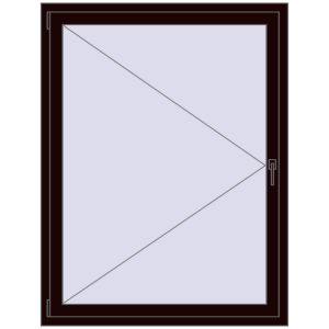Buy Tilt-and-Turn 1150x1500 mm REHAU ENERGY-SAVING SYNEGO MD CHOCOLATE_BROWN two-sided