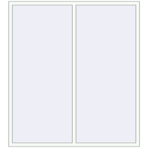 Zamów teraz Okna skrzydłowe 1800x2000 mm ALU STANDARD 72 RAL 9016 Traffic white dwustronny