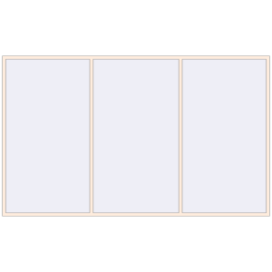 Buy Tilt-and-Turn 4000x2400 mm REHAU OPTIMUM EURO-DESIGN 70 CREAME_WHITE_50L-2 two-sided