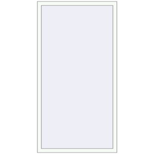 Buy Tilt-and-Turn 1000x1900 mm REHAU OPTIMUM EURO-DESIGN 70 RAL 9016 Traffic white two-sided