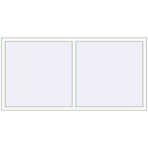 Buy Tilt-and-Turn 1960x1000 mm REHAU OPTIMUM EURO-DESIGN 70 RAL 9016 Traffic white two-sided