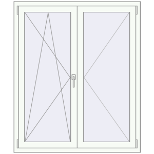 Buy Tilt-and-Turn 1190x1420 mm KORSA OPTIMUM REHAU EURO 70