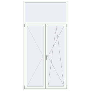 Buy Tilt-and-Turn 1200x2400 mm KORSA OPTIMUM REHAU EURO 70