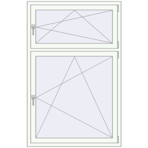 Zamów teraz Okna skrzydłowe 1100x1700 mm REHAU OPTIMUM EURO-DESIGN 70 RAL 9016 Traffic white dwustronny