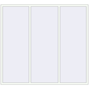 Buy Tilt-and-Turn 2350x2150 mm REHAU ENERGY-SAVING SYNEGO MD RAL 9016 Traffic white two-sided