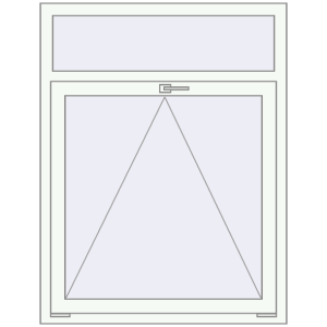 Buy Tilt-and-Turn 1000x1300 mm REHAU ENERGY-SAVING SYNEGO MD RAL 9016 Traffic white two-sided