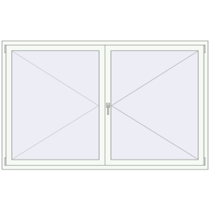 Zamów teraz Okna skrzydłowe 2100x1310 mm REHAU OPTIMUM EURO-DESIGN 70 RAL 9016 Traffic white dwustronny