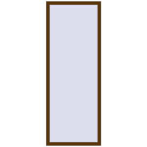 Buy Tilt-and-Turn 800x2100 mm REHAU OPTIMUM EURO-DESIGN 70 WALNUT two-sided