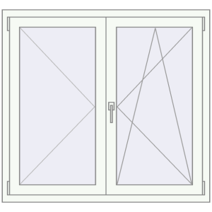 Buy Tilt-and-Turn 1200x1100 mm KORSA ENERGY-SAVING REHAU SYNEGO MD