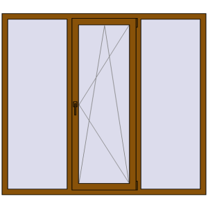 Buy Tilt-and-Turn 1800x1600 mm KORSA ENERGY-SAVING REHAU SYNEGO MD