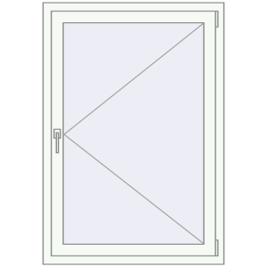Buy Tilt-and-Turn 900x1280 mm KORSA ENERGY-SAVING REHAU SYNEGO MD