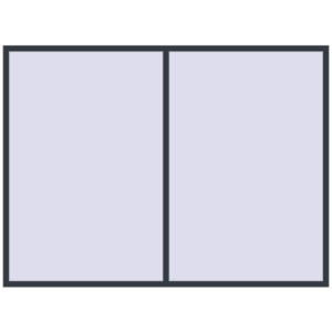 Buy Tilt-and-Turn 2700x2000 mm REHAU OPTIMUM EURO-DESIGN 70 ANTHRACITE_GREY_STRUKTURAL two-sided