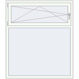 Buy Tilt-and-Turn 1300x1500 mm REHAU OPTIMUM EURO-DESIGN 70 RAL 9016 Traffic white two-sided