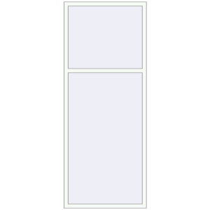 Buy Tilt-and-Turn 1000x2500 mm REHAU OPTIMUM EURO-DESIGN 70 RAL 9016 Traffic white two-sided
