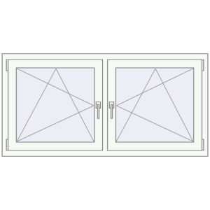 Zamów teraz Okna skrzydłowe 1455x725 mm REHAU ENERGY-SAVING SYNEGO MD ANTHRACITE_GREY_STRUKTURAL zewnętrzny